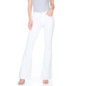 O2 Denim - Stepping Out Mid-Rise Denim Flare Jeans